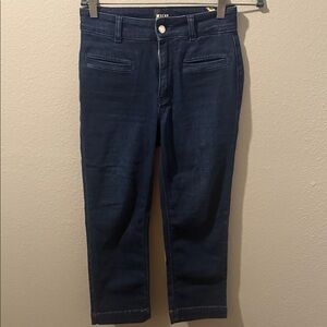 Anthropologie Maeve  Deep Indigo Slim Jeans